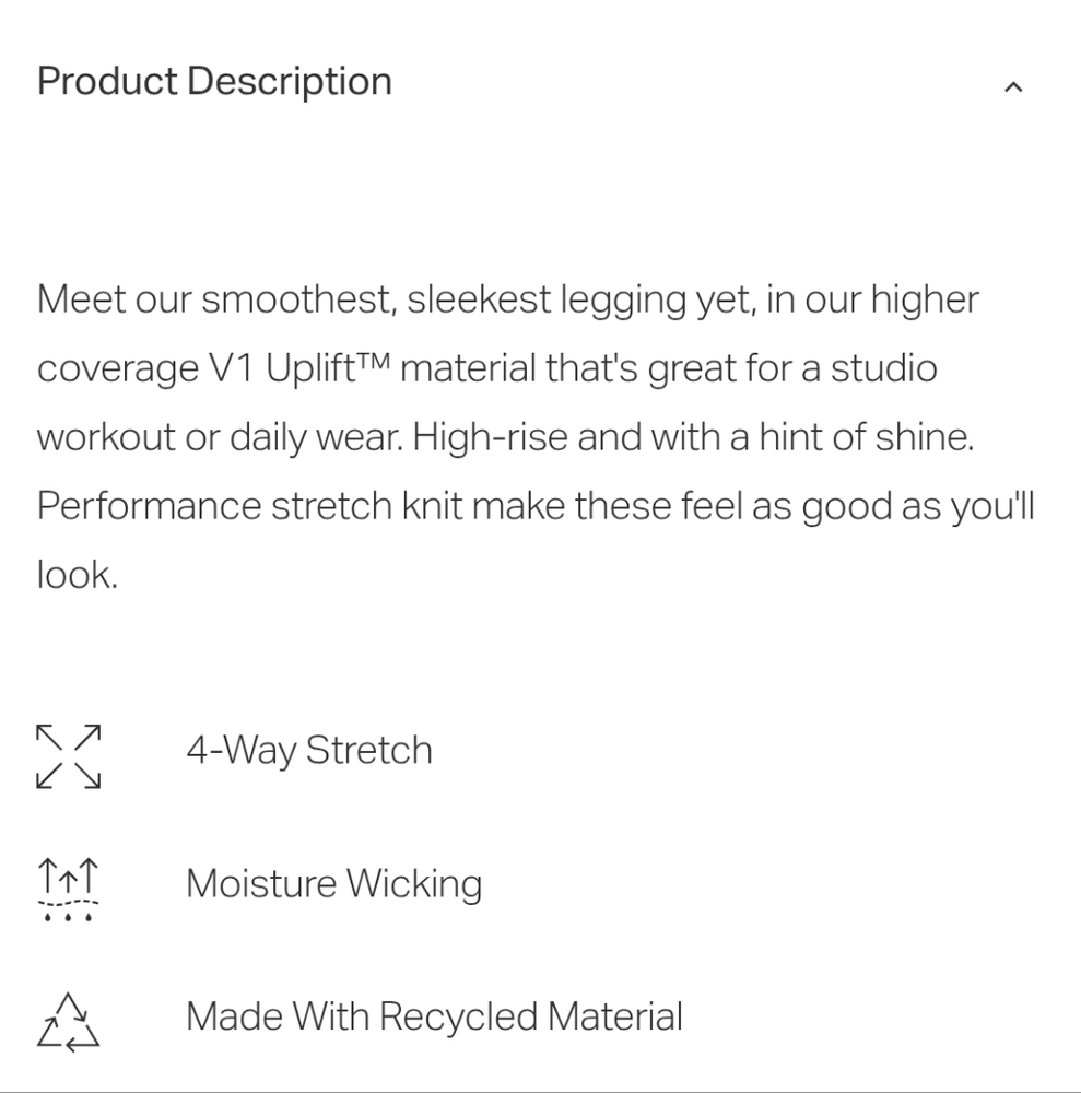 Vuori Evolve Legging Black High Rise - Picture 8 of 8